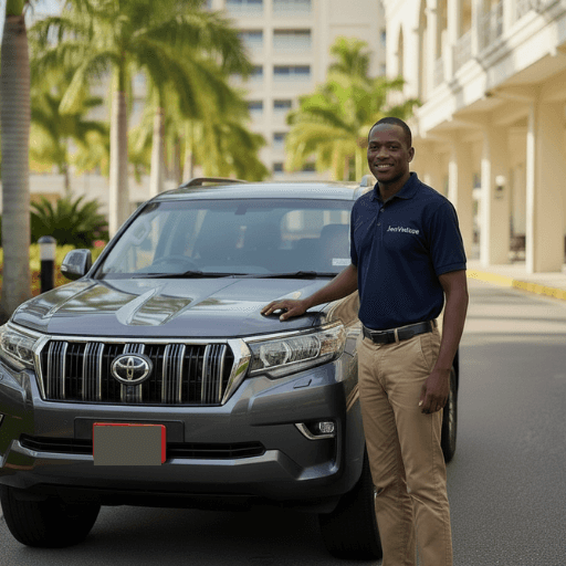 Friendly Jamaica driver